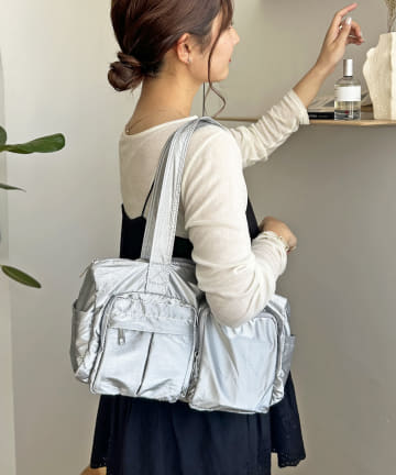 DISCOAT(ディスコート) 【8ポケットで収納力◎/230g】アウトポケット軽量ドラムバッグ《詳細動画あり》