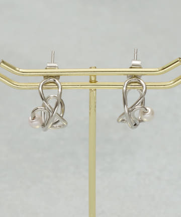 パール付メタルアミピアス