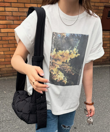 DISCOAT(ディスコート) 【ユニセックス】ボタニカルアソートフォトTシャツ
