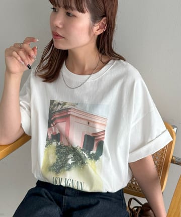 DISCOAT(ディスコート) 【ユニセックス】ボタニカルアソートフォトTシャツ