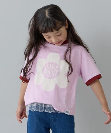 CIAOPANIC TYPY(チャオパニックティピー) 【KIDS】【プチプラ】アソート柄リンガーTEE