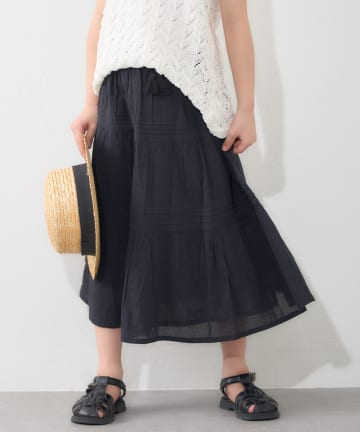 CIAOPANIC TYPY(チャオパニックティピー) 【KIDS】【india】ボイルピンタックスカート