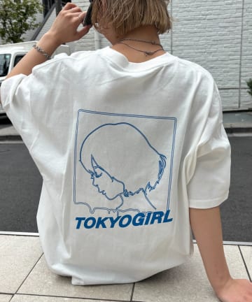 WHO’S WHO gallery(フーズフーギャラリー) WEB限定/2サイズ【TOKYOGIRL/東京ガール】ロゴTEE
