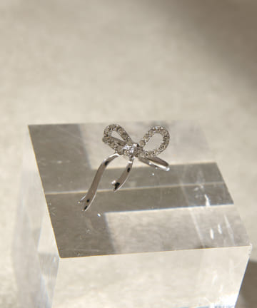 Lattice(ラティス) ストーンリボンリング