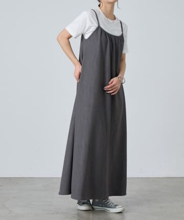 COLONY 2139(コロニー トゥーワンスリーナイン) ポリジャガードギャザーキャミワンピース