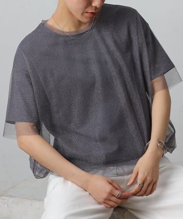 リブオーバーチュールTシャツ