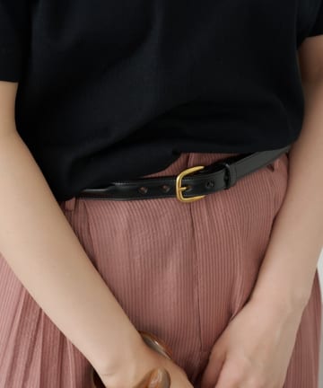Omekashi(オメカシ) TORY LEATHER Raised Belt