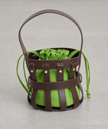 Omekashi(オメカシ) LENK(リンク) Cage Linen BAG