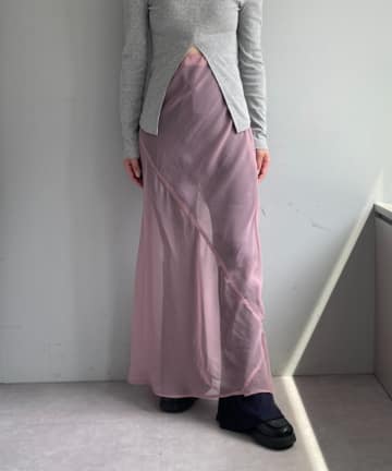 Organdy layering skirt