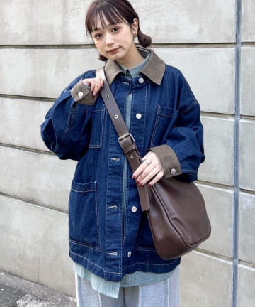 Remind me and forever(リマインドミーアンドフォーエバー) 【WEB限定】【さやべび×NUNIFE】合皮ショルダーBAG