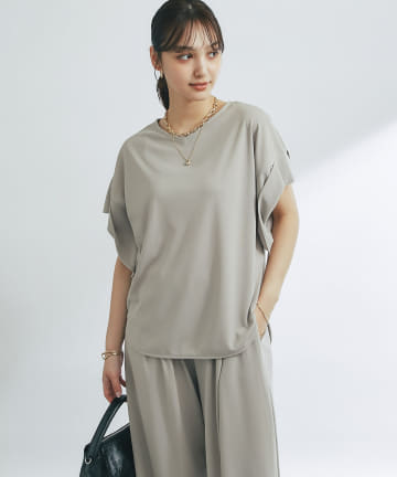 un dix cors(アンディコール) 《セットアップ対応》ジョーゼットブラウス