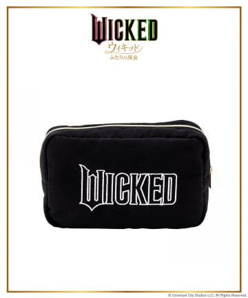 3COINS(スリーコインズ) ロゴポーチ／WICKED