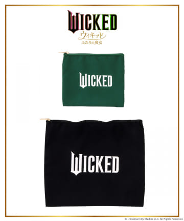 3COINS(スリーコインズ) ロゴポーチセット／WICKED