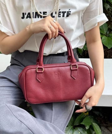 FREDY & GLOSTER(フレディ アンド グロスター) FR横長レザーボストンバッグ