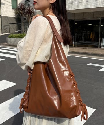 CIAOPANIC TYPY(チャオパニックティピー) 【2025年S/S新作】レースアップトライアングルBAG