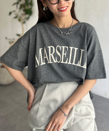 Chez toi(シェトワ) ビックシルエットロゴT