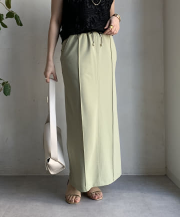 【WEB限定】カットジョーゼットスカート