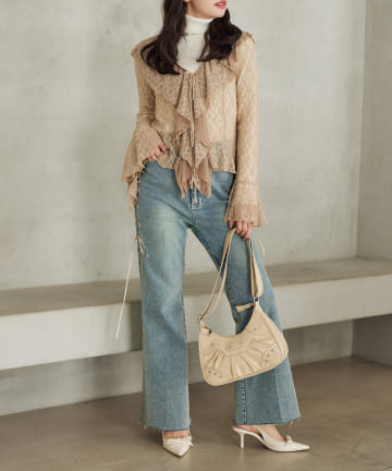 NICE CLAUP / OLIVE des OLIVE OUTLET(ナイスクラップ  / オリーブ デ オリーブ アウトレット) 【one after another】ジレアンサンブル
