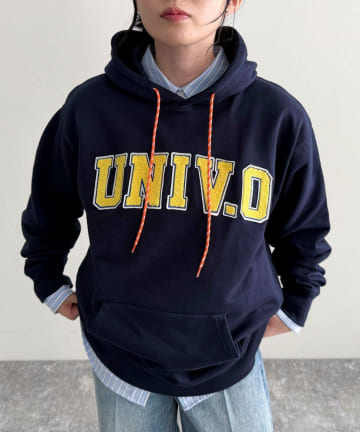 FREDY & GLOSTER(フレディ アンド グロスター) 【UNIVERSAL OVERALL】別注UNIV.Oフードスウェット