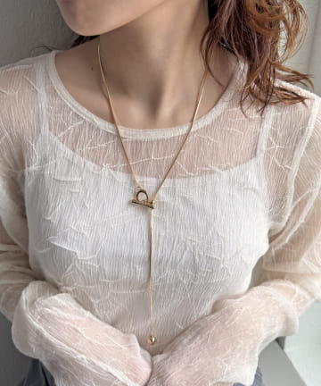 Lattice(ラティス) ロングチェーンネックレス
