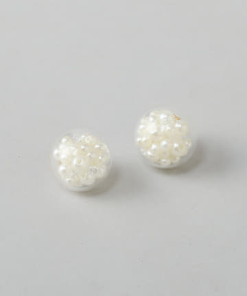 《Petite A》ガラスボールピアス