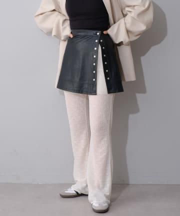 【Kastane】レザーフラップベルト