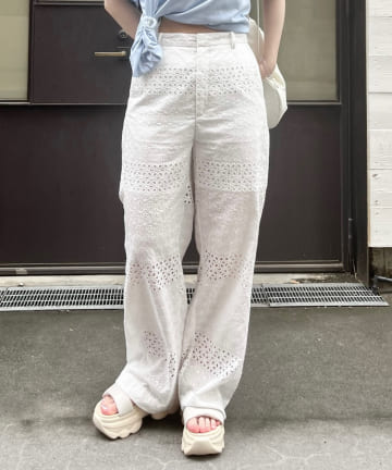 OUTLET(アウトレット) 【mystic】レースパンツ