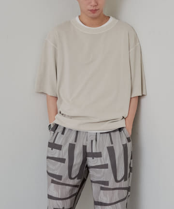 【Kastane】【WHIMSIC】リバーシブルパイルTシャツ