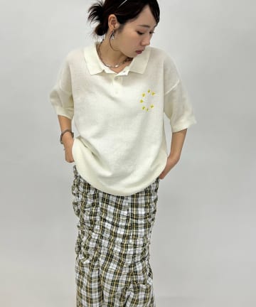 OUTLET(アウトレット) 【WHO'S WHO gallery】スターポロシャツ