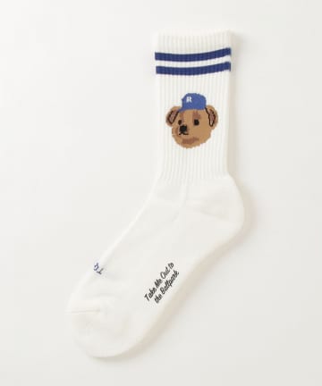 【ROSTER SOX】TEAM BEAR ラインソックス 靴下 日本製