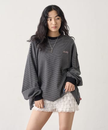 【UNISEX/ユニセックス】KOOKY'N ボーダーロンTEE