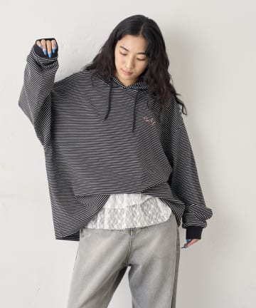 【UNISEX/ユニセックス】KOOKY'N ボーダーパーカー