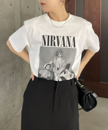 CAPRICIEUX LE'MAGE(カプリシュレマージュ) 〈GOOD ROCK SPEED〉NIRVANA Tシャツ