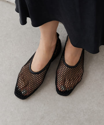《CORSO ROMA 9》メッシュフラットシューズ