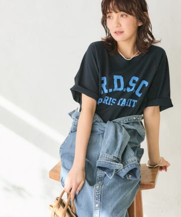 RIVE DROITE(リヴドロワ) 予約【インフルエンサーYossshiiii企画/新色追加】R.D.S.CロゴTee/4月下旬お届け予定