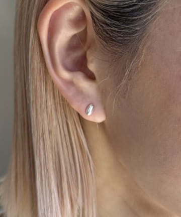 ＜silver925＞シンプルピアス