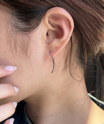 Lattice(ラティス) シンプルメタルピアス