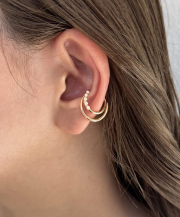 Lattice(ラティス) パールイヤカフ