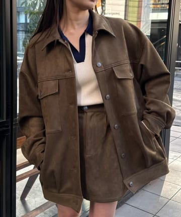 OUTLET(アウトレット) 【RAY CASSIN】スエードミディアムGジャン　/　ジージャン