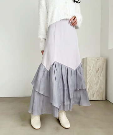 NICE CLAUP / OLIVE des OLIVE OUTLET(ナイスクラップ  / オリーブ デ オリーブ アウトレット) 【one after another】イレヘムスカート