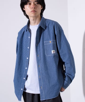 【FREDYMAC】ヒッコリーシャツ ストライプシャツ ユニセックス