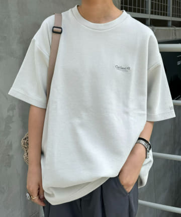 OUTLET(アウトレット) 【CIAOPANIC TYPY】ダンボールワンポイント刺繍プリントTee