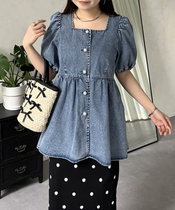 Loungedress】パフニットワンピース | OUTLET(アウトレット