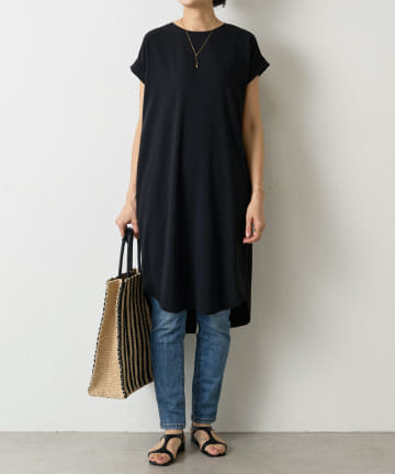 BEARDSLEY(ビアズリー) ストレッチジョーゼットフレンチワンピース
