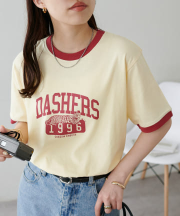 【ユニセックス/WEB限定】DASHERSリンガーTシャツ
