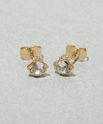 3COINS(スリーコインズ) ミニシェルピアス