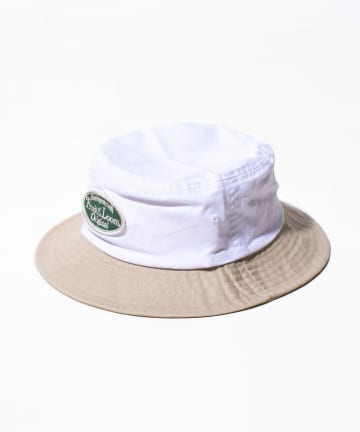 FREDY & GLOSTER(フレディ アンド グロスター) 【FRUIT OF THE LOOM】ツートーンワッペンバケットハット