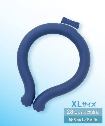 3COINS(スリーコインズ) クールネックバンド無地：XL