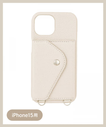 3COINS(スリーコインズ) スマホケース：iPhone15用