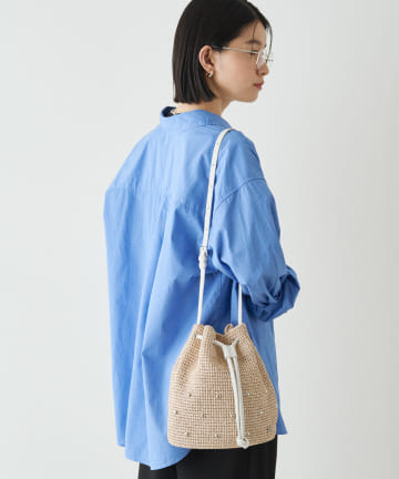 russet(ラシット) スタッズカゴバッグ
